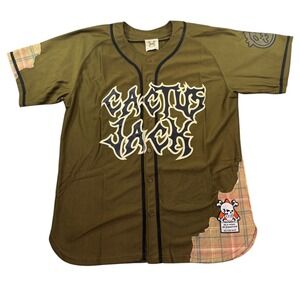 Travis Scott  Astroworld Brand X Baseball Jersey Mens 3XL Green Graphic